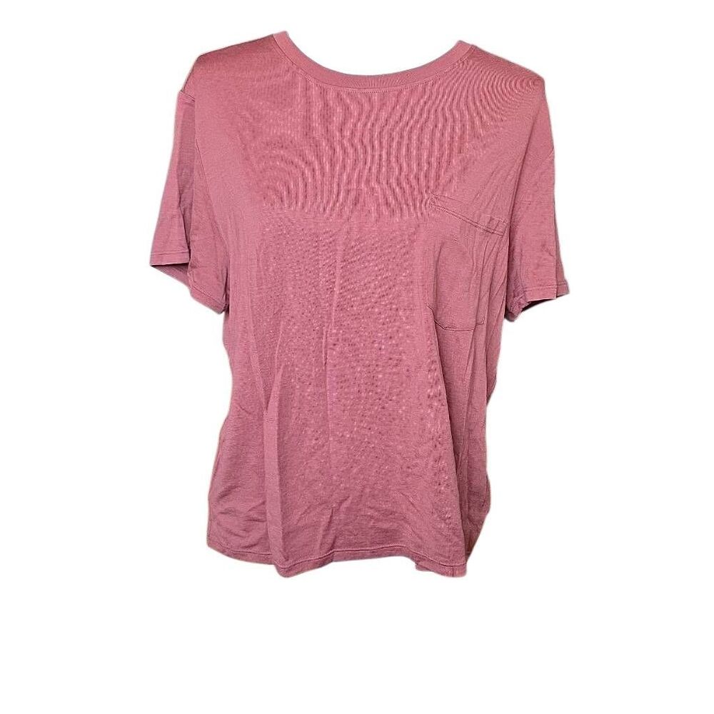 Unbound Merino Women's Size Large Terracotta 100% Merino Wool T-shirt
